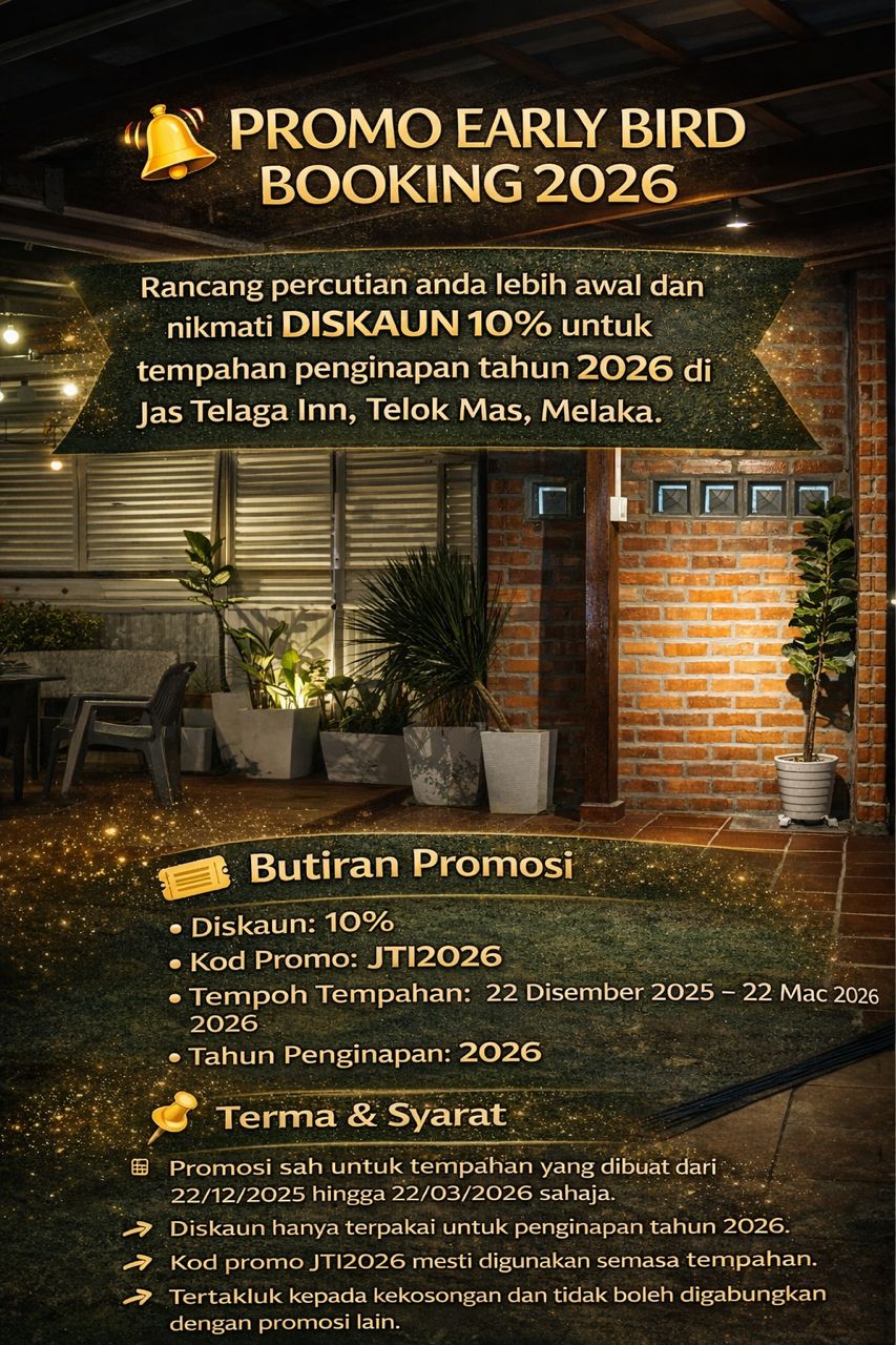 promo early bird jas telaga inn homestay